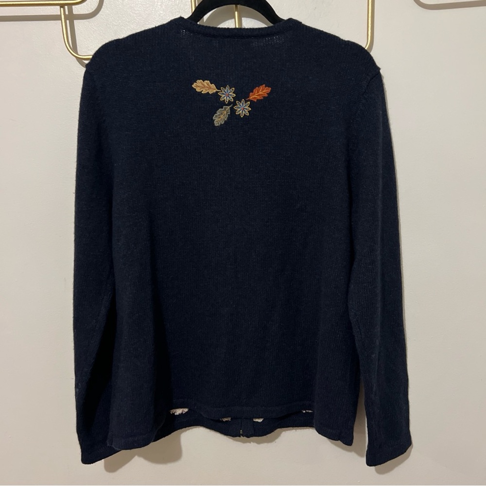 Croft&Barrow Medium Zip Up Fall Sweater - Picture 2 of 7